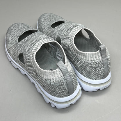 PROPET Travel Activ Avid Knit Shoe Women's Sz 9.5 Width M(B) Light Grey WAT064M