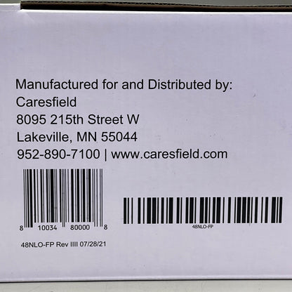 CARESFIELD Smooth Tourniquets, Disposable 1" x 18", 250 pcs/box Orange 48NLO-FP
