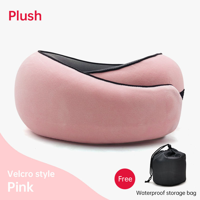 Memory Foam Neck Travel Pillow: Soft, 360° Head Support, for Home, Plane & Car