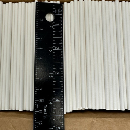 SETTERSTIX 12,000 Pieces Paper Lollipop Cake Pop Treat Sucker Stick 4.5" White
