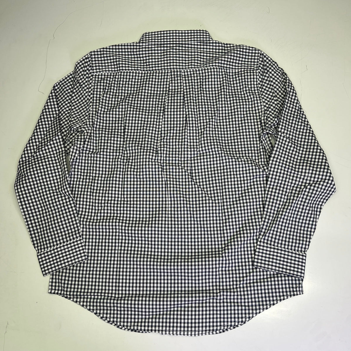 DOCKERS Signature Stain Defender Button Up Shirt Men's Sz L Navy Blue A42520010