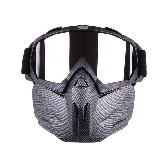Men Women Ski Snowboard Snowmobile Goggles Snow Winter Windproof Skiing Glasses Motocross Sunglasses with Face Mask