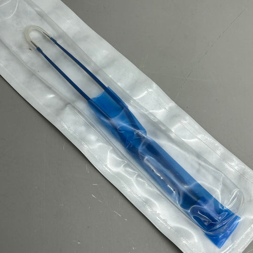 SYMMETRY OLSEN Insulated Bayonet Smooth Tip Forcep 8.25" Blue 20-1420I