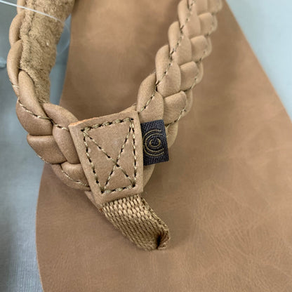 COBIAN Braided Pacifica Sandals Women's SZ 6, EU 41 TAN BBP23-230-6