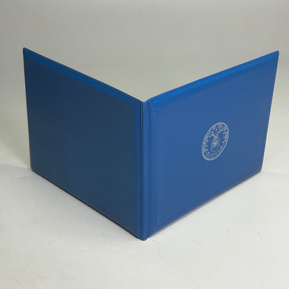 SKILCRAFT Air Force Award Certificate Binder Blue w/ Silver USAF Seal 12011