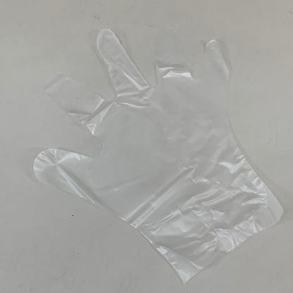SAFETY ZONES Cast PE Powder Free Gloves Large Clear P2163 (As-is (See Images))