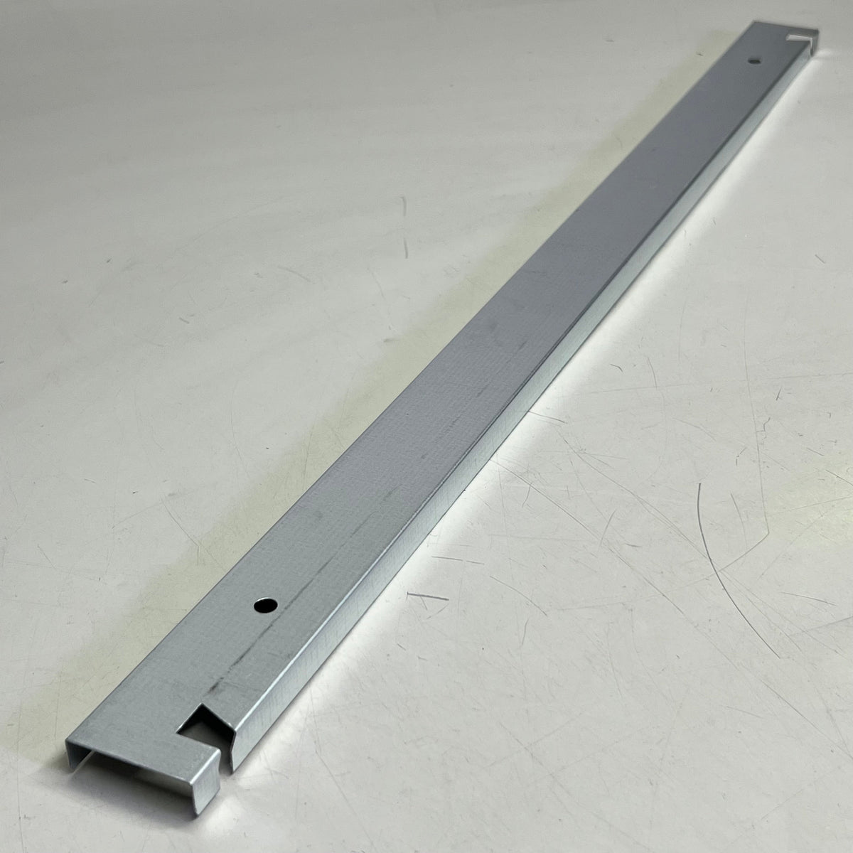 (6 Pcs) Steel Raceway I100 Sz 25" L x 1" W, Grey
