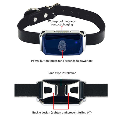 G12 Smart GPS pet tracker: Mini, waterproof, anti - loss collar for dogs & cats