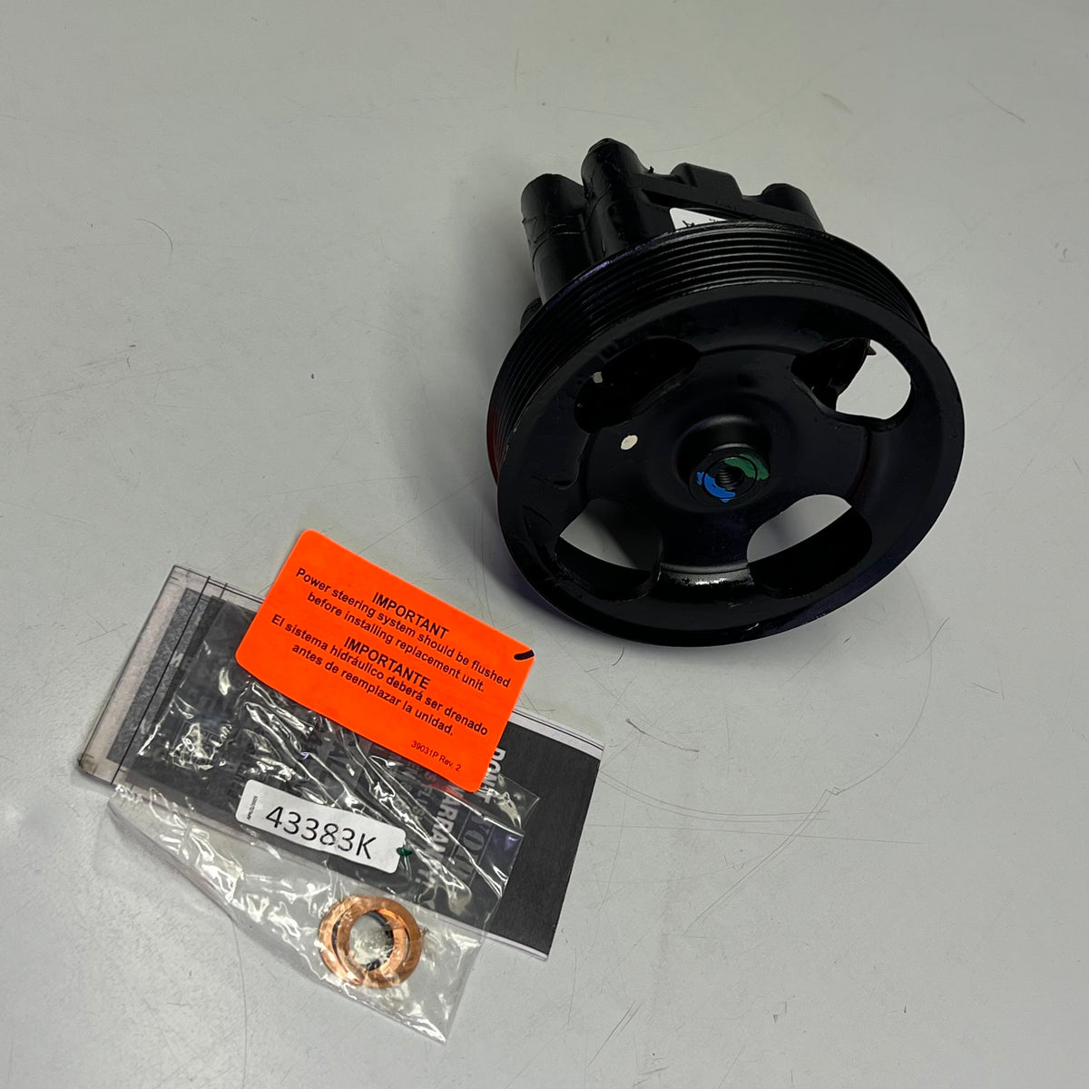 NAPA PS Pump W/O Res Power Steering For Infinity Model Vehicles 386006