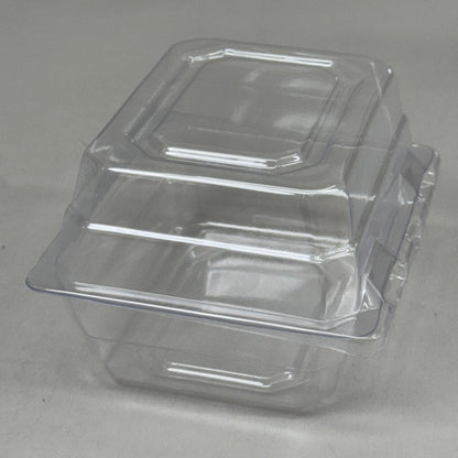 Boutonniere & Corsage Clear Plastic Box (50 Count) 4" x 3" x 3"