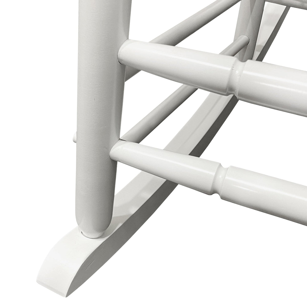BALCONY PORCH ADULT ROCKING CHAIR   - WHITE