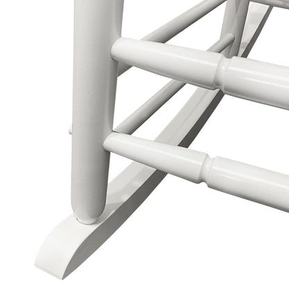 BALCONY PORCH ADULT ROCKING CHAIR   - WHITE