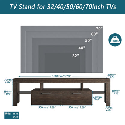20 minutes quick assembly brown simple modern TV stand