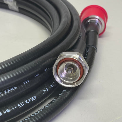 ANDREW SOLUTIONS Coaxial Cable 30 ft Black F4A-DMDM-30-P