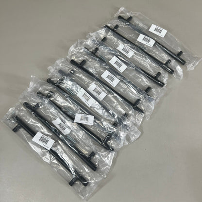 BERENSON (10 Pack) Cabinet Bar Pulls 9 15/16"x1/2"  Black 9522-2055-P (New Other ( See Images))