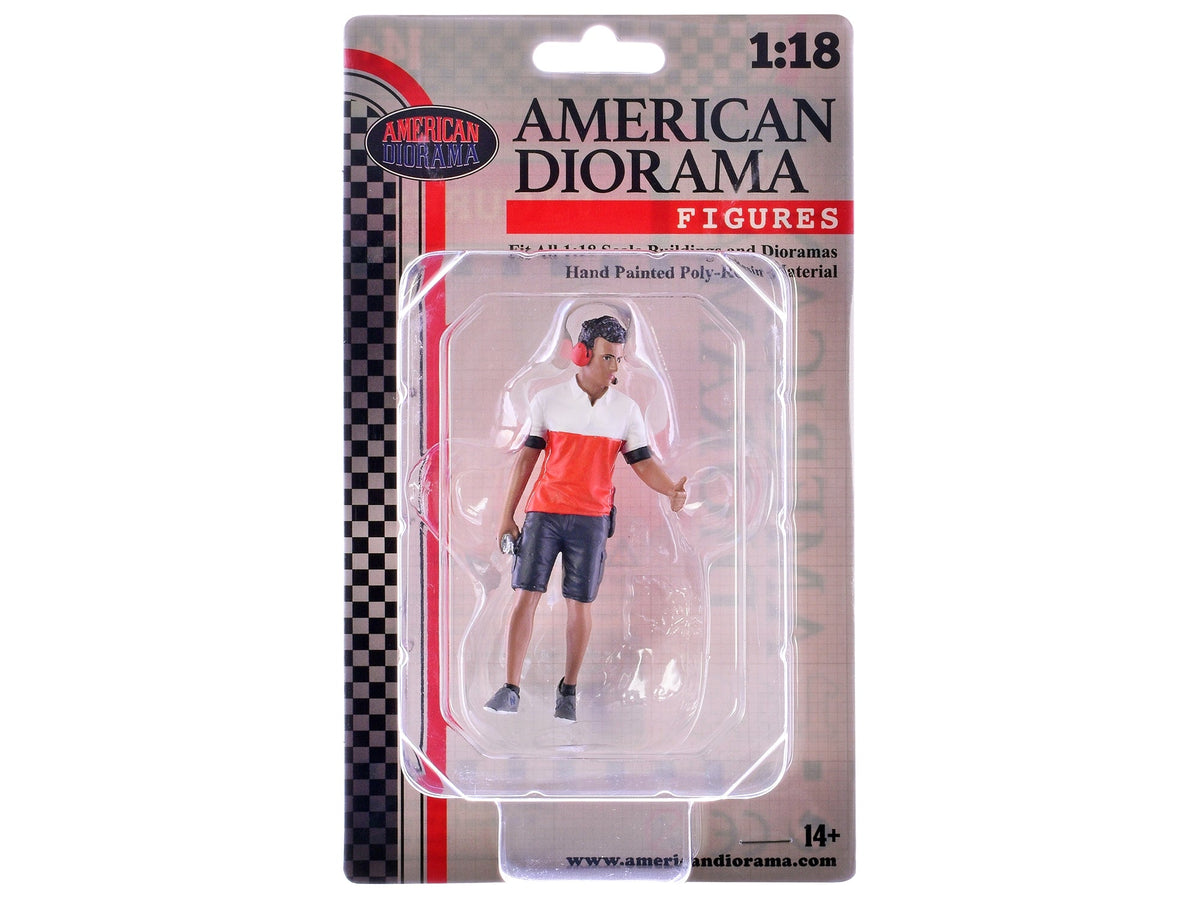 "Race Crew" Figure #2 for 1/18 scale models by American Diorama