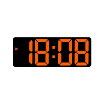 Simple Style LED Electronic Alarm Clock Battery and Plug-in Dual-use Timepiece Yida Time