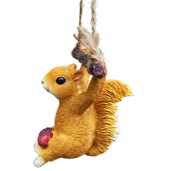 Garden courtyard outdoor decoration squirrel resin pendant