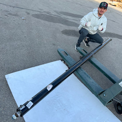 TIPTON Tilting Platform Hydraulic Cylinder Sz 131" L X 3" D Black Cosmetic Damage