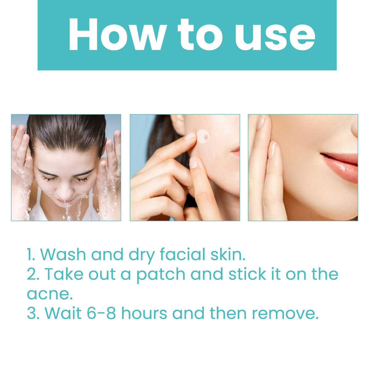 Acne Patch Repair Acne Patch Pore-Cleansing Invisible Breathable Concealer Waterproof Acne Patch
