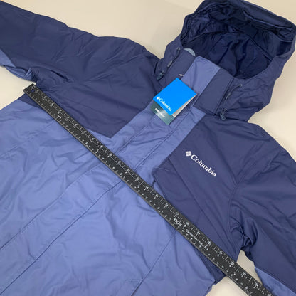 COLUMBIA Bugaboo II Fleece Interchange Jacket Men's Sz S Navy Blue 1800661477
