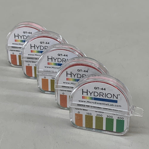 HYDRION (5 Pack) Hydrion Quat Test Kit 0-44 PPM Red QT-44