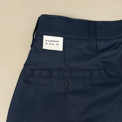 RED KAP Enhanced Visibility Industrial Pant Mens Sz 34 Reflective/Blue PT20-EHV