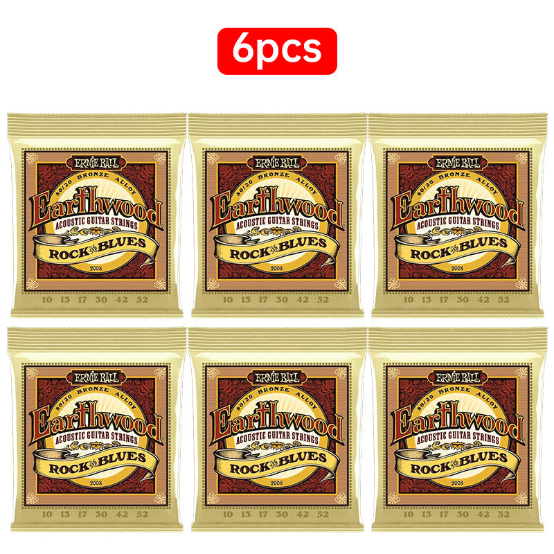 6 sets of Ernie Ball 2003-2008Folk strings，2403-2409classical strings for electric & acoustic guitars