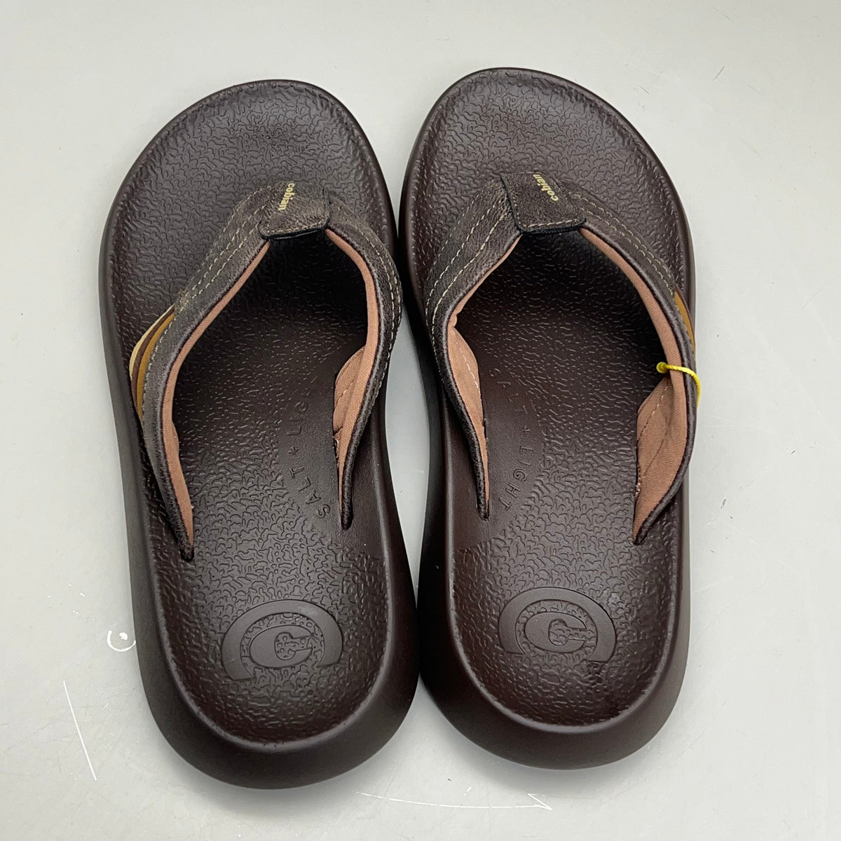 COBIAN Kandui Synthetic Leather Strap Men's Sz 8, EU 40 Chocolate KAN25-2011-8