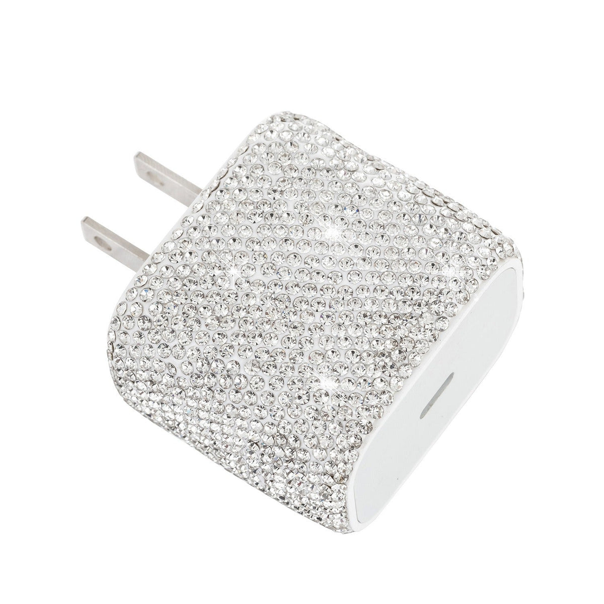 Diamond studded phone charger US standard PD20W phone charger suitable for Apple phone fast charging head