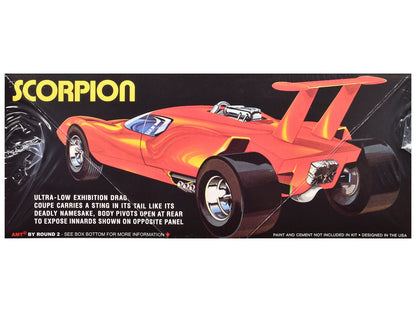 Skill 3 Model Kit Scorpion Mid-Engine Drag Coupe 1/25 Scale Model by AMT
