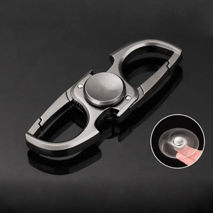 Finger Spinner Keychain Bottle Opener Stress Relief EDC Toy