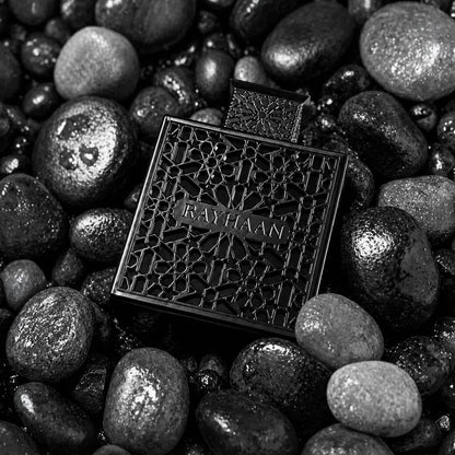 Rayhaan Obsidian Men’s EDP – Woody Spicy Amber, Long-Lasting, 3.4 fl oz / 100 ml