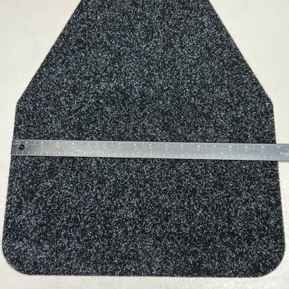 HEALTH GARDS (6 PACK) Premium Urinal Mats Sz 20" L X 17" W, Black HS-OR1001BL