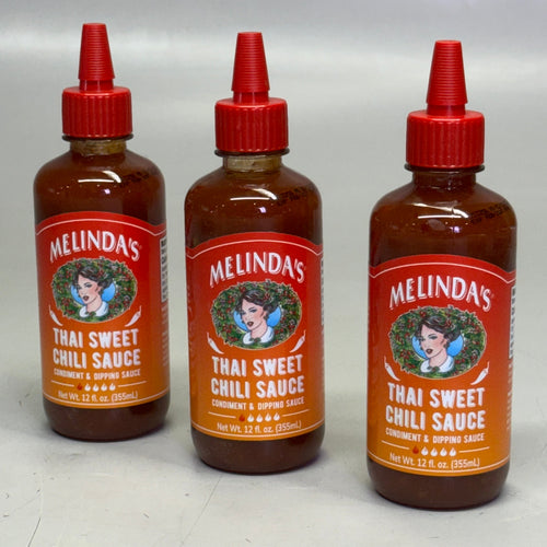MELINDA'S (3 PACK) Thai Sweet Chili Sauce 12 fl oz Red BB 02/27