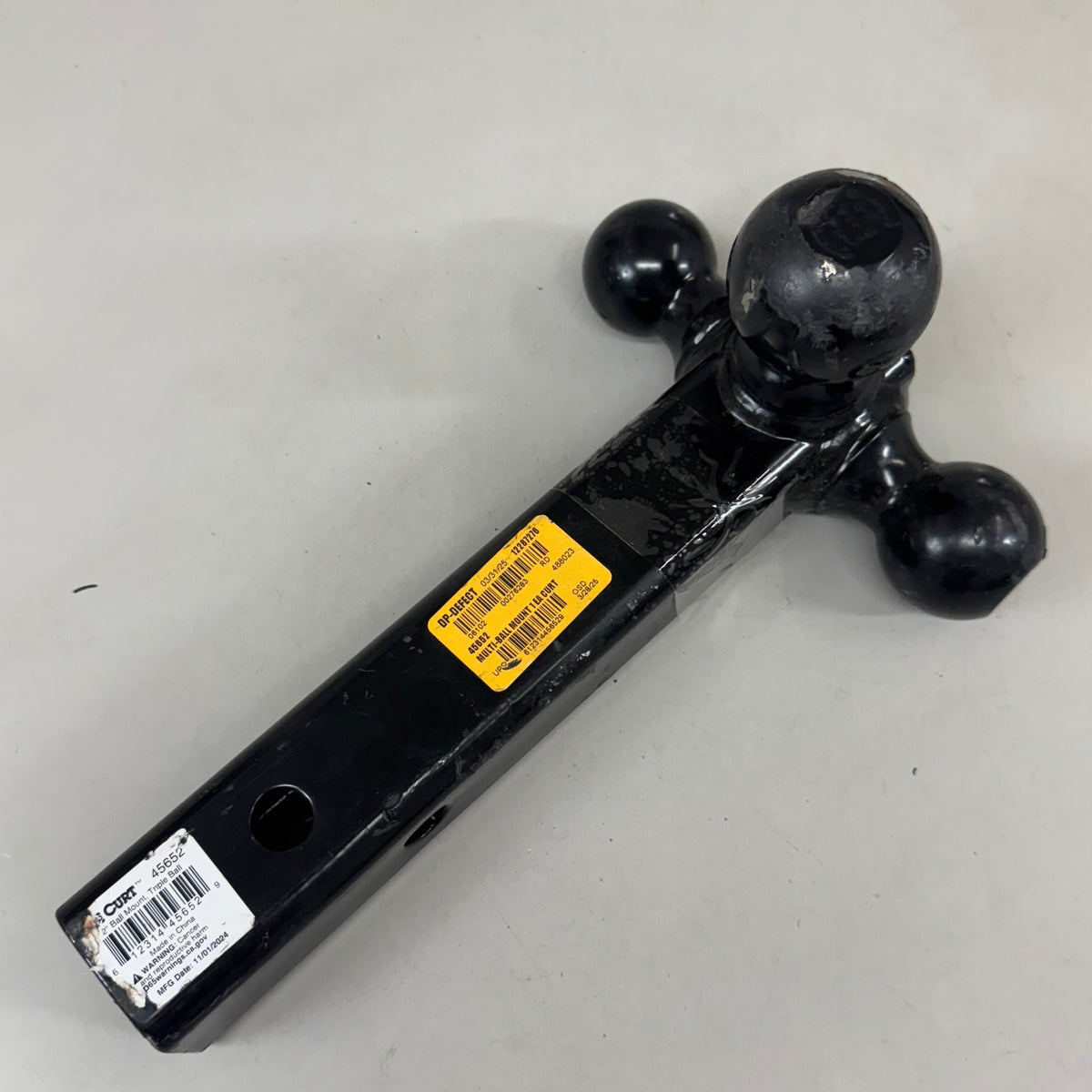 CURT Multi-Ball Mount Towing Hitch W/ Hollow Shank (Slight Cosmetic Damage) 45652