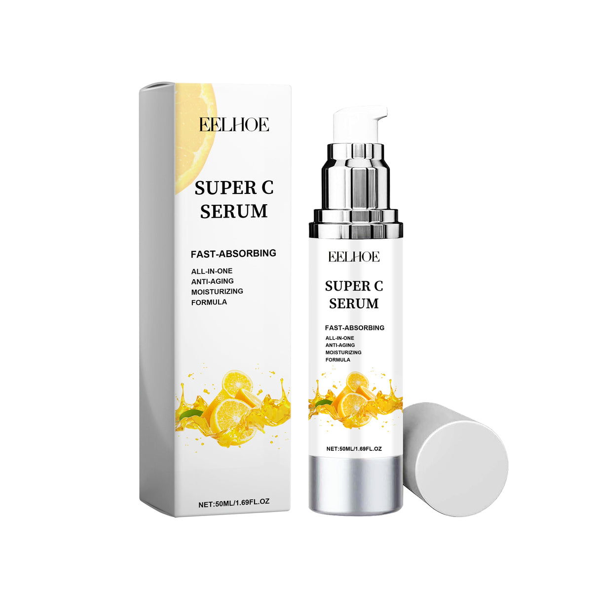 Super C Serum, Refresh The White Skin Hydrating Moisture Soft Delicate Skin Essence