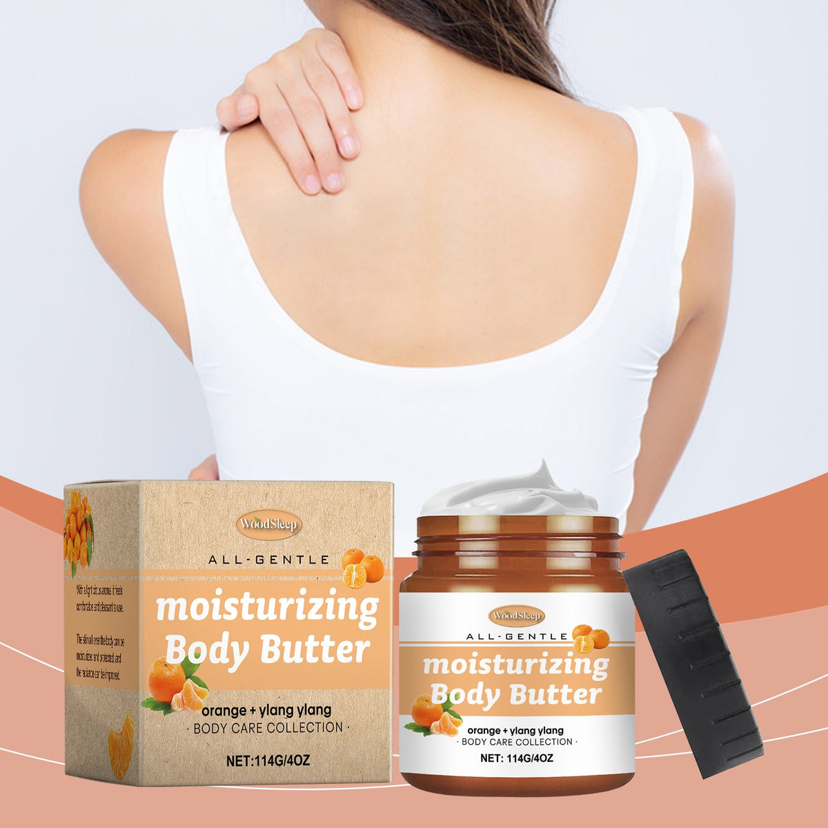 Citrus Body Butter Moisturizer Citrus Nourishes Butter Moisturizing, Refreshing And Gentle Skin Care