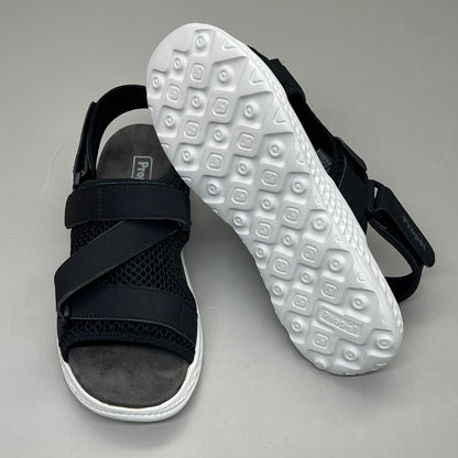 PROPET Travel Activ Sport Lightweight Women's Sz 8.5 W(D) Black/White WST013P