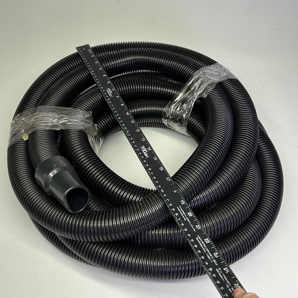 FLEXHAUST Uniloop Drain/Vacuum Hose Assembly 25ft 1.5ID Black 5971500109SB