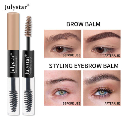 Liquid Waterproof And Non Dizzy Eyebrow Dye Cream Double Head Dyeing And Setting Three-Dimensional Eyebrow Dye Cream