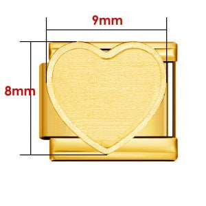 DIY Personalized Photo Picture Frame Making Titanium Steel Watch Band Chain Fashion Splicing Modular Bracelet