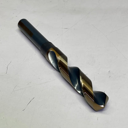 KIMBALL MIDWEST Super Primalloy Reduced Shank S&D Drill Bit 5/8"Dia x 6"L 82040