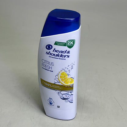 HEAD & SHOULDERS (6 PACK) Anti Dandruff Shampoo Hydrating Smooth & Silky 400 ml
