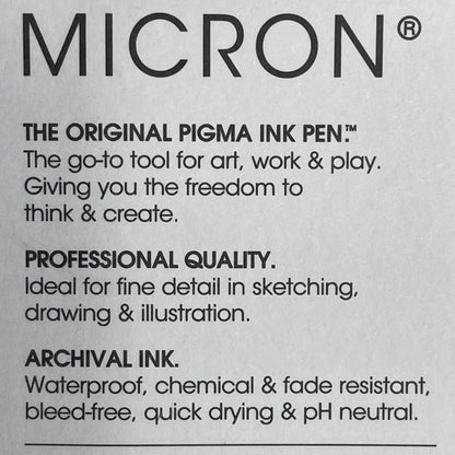 SAKURA (3-PACK) Pigma Micron Pens 0.15mm & 0.20mm Black/Sepia 50047