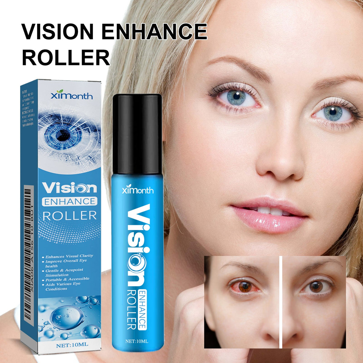 Eye Massage Roller Relieves Eye Discomfort Blur Moisturizes Eye Area Massage Roller