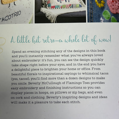 RETRO STITCHING Oh-So-Cute How To Embroideries By Beverly McCullogh Paperback