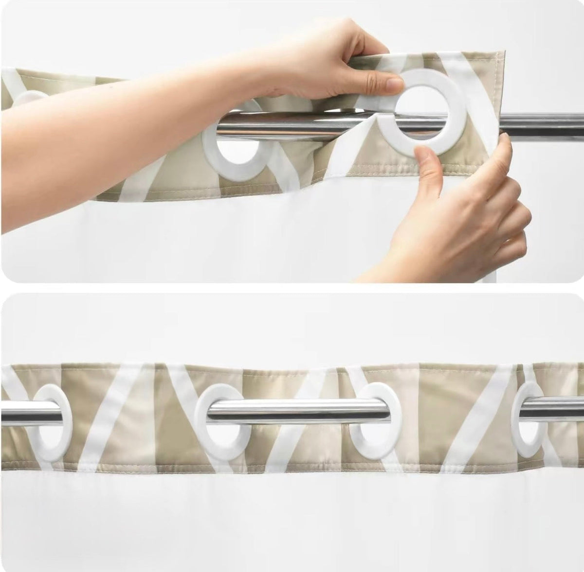 GeoWave Shower Curtain