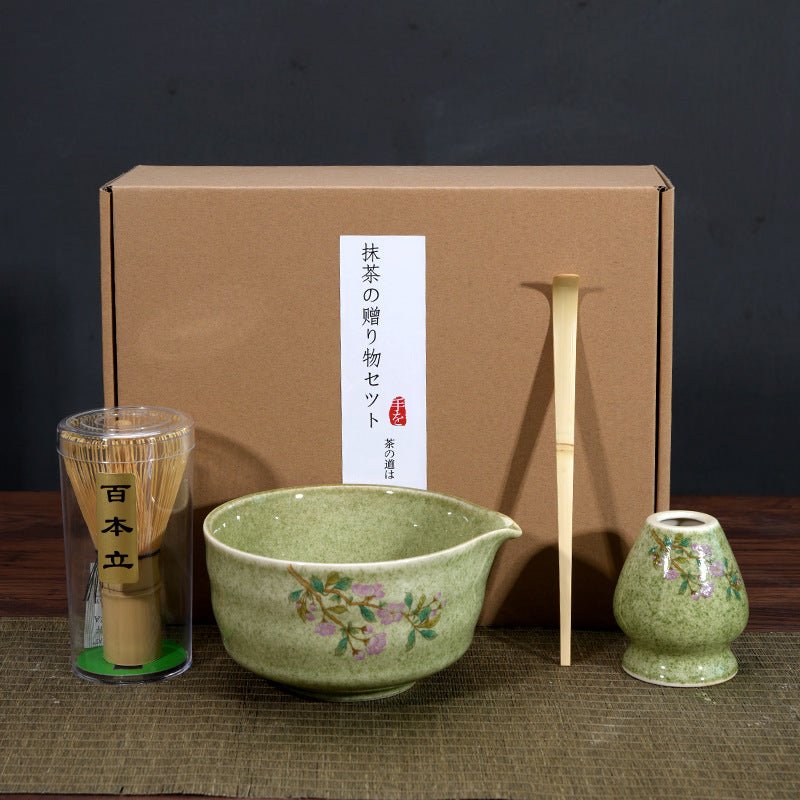 Matcha Bowl Matcha Making Tea Ordering Tool Ceramic Tea Bowl Teacup Blender Matcha Brushing Tea Whisker Set