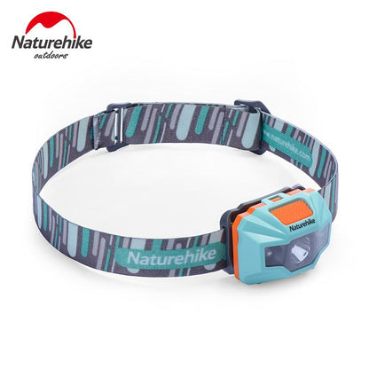 Naturehike Ultralight Waterproof USB Charge LED Headlamp 4 Modes Headlight